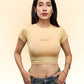 Bare Beige Baby Tee