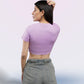 Lilac 100% Cotton Crop Top