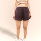 Brown Sweat Shorts For Women
