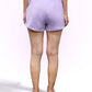 Lilac Sweat Shorts For Women