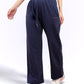 Navy Milange A-Line Bomber Pants