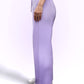 Lilac A-Line Bomber Pants