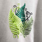 Green Leopard Oversized Heavy French Cotton T-Shirt