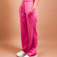 Pink A-Line Bomber Pants for Women