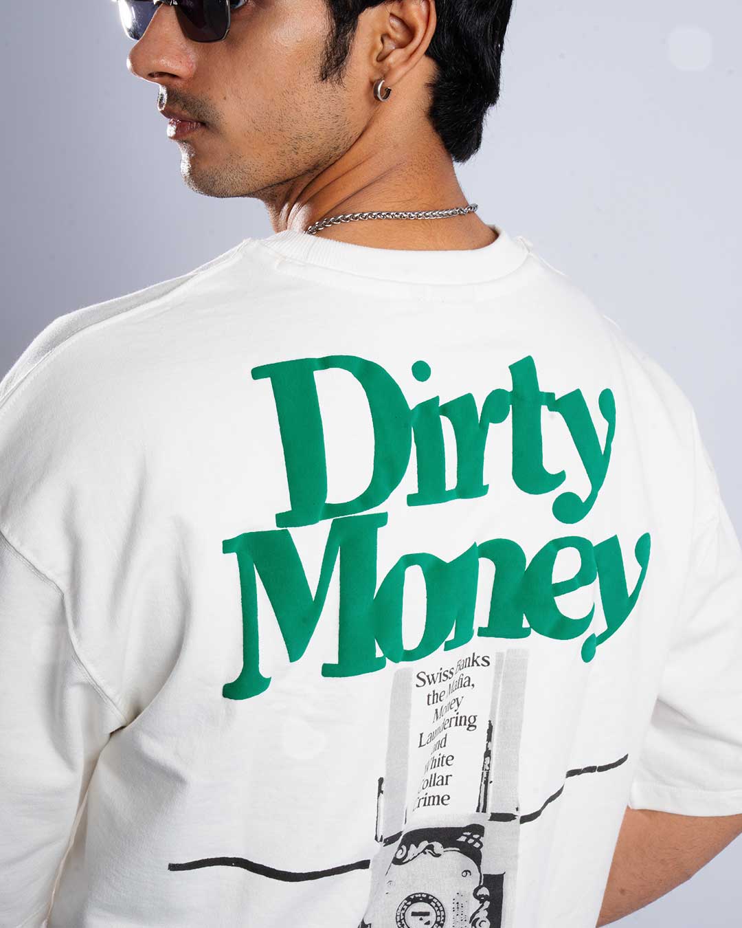 Dirty Money Oversized Heavy French Cotton T-Shirt