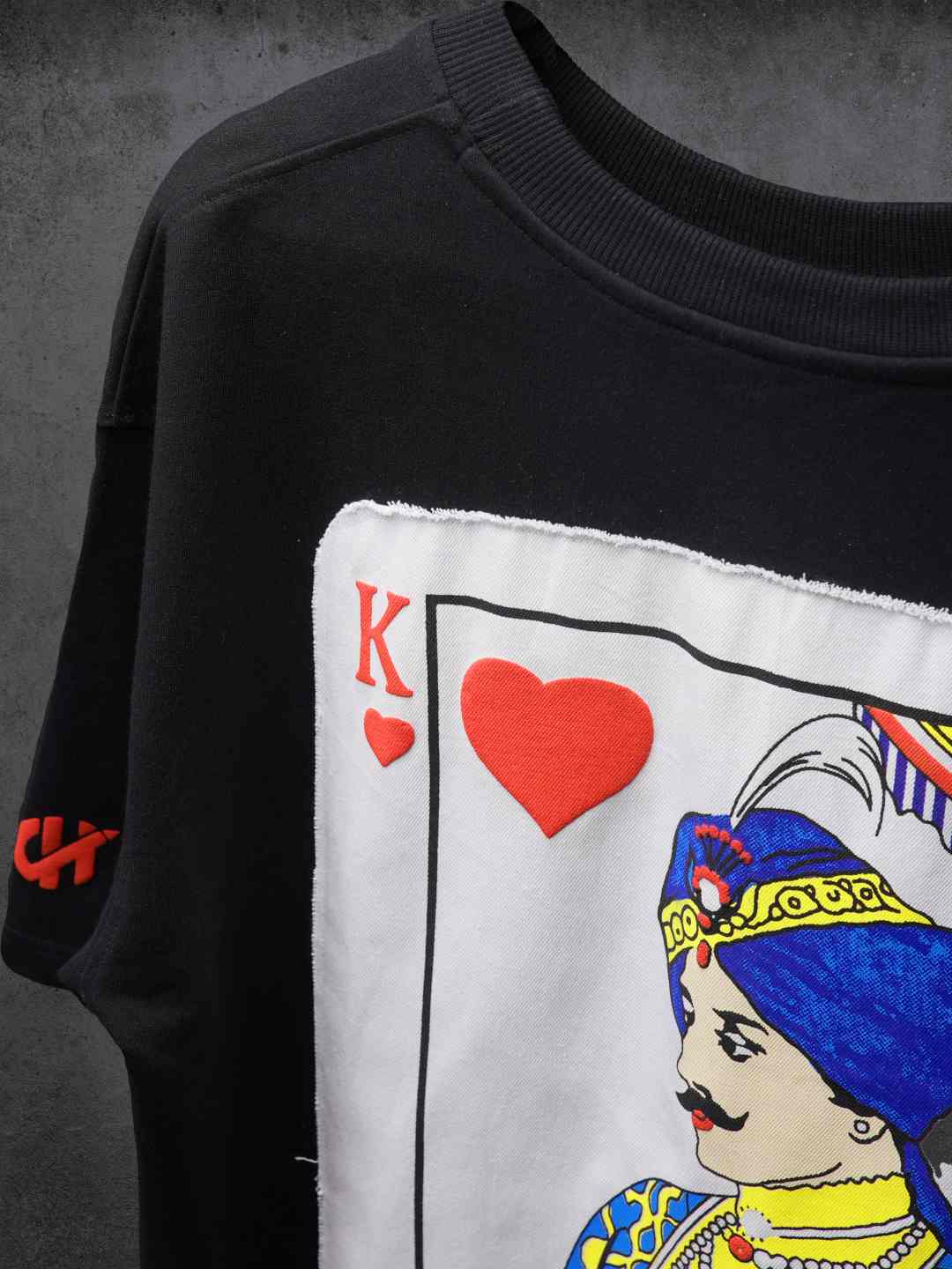 King Card Oversized Heavy French Cotton T-Shirt