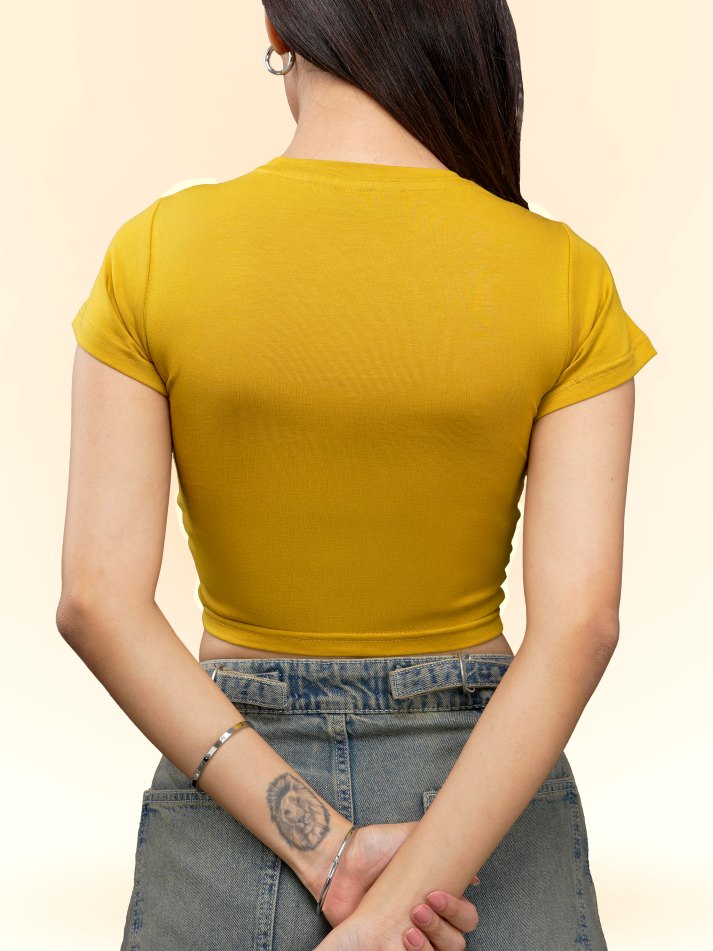 Mustard Drip Baby Tee