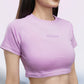 Lilac 100% Cotton Crop Top