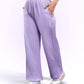 Lilac A-Line Bomber Pants