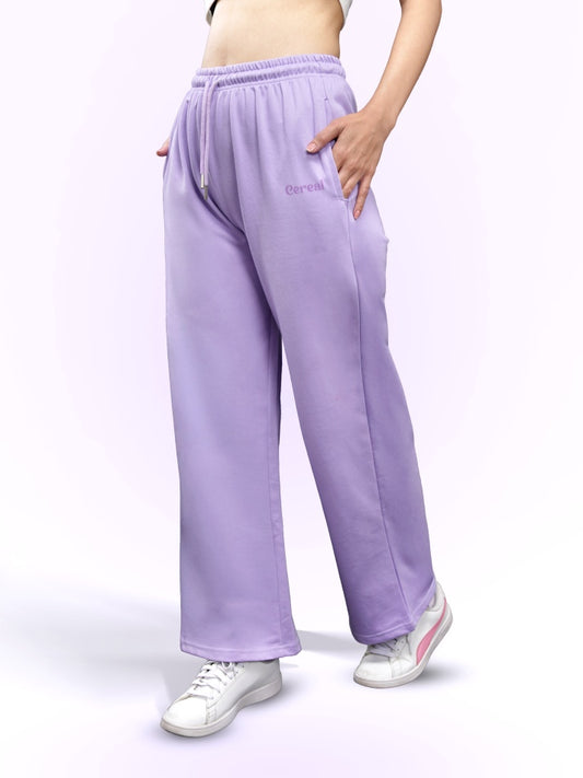 Lilac A-Line Bomber Pants