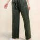 Olive Green A-Line Bomber Pants