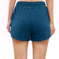 Airforce Blue Sweat Shorts For Women