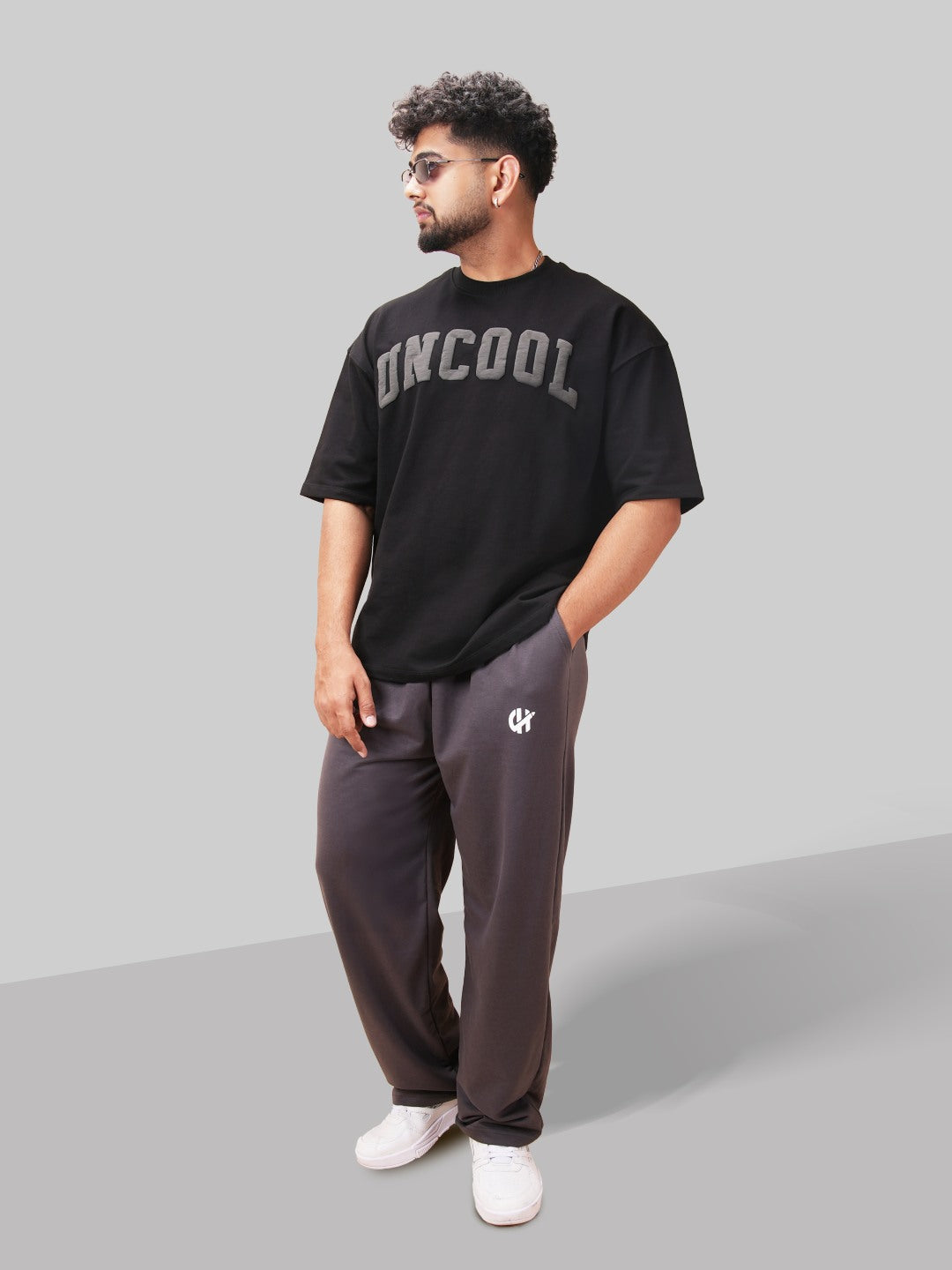 Straight Grey Heavy Weight Joggers