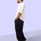 Straight Navy Blue Weight Joggers