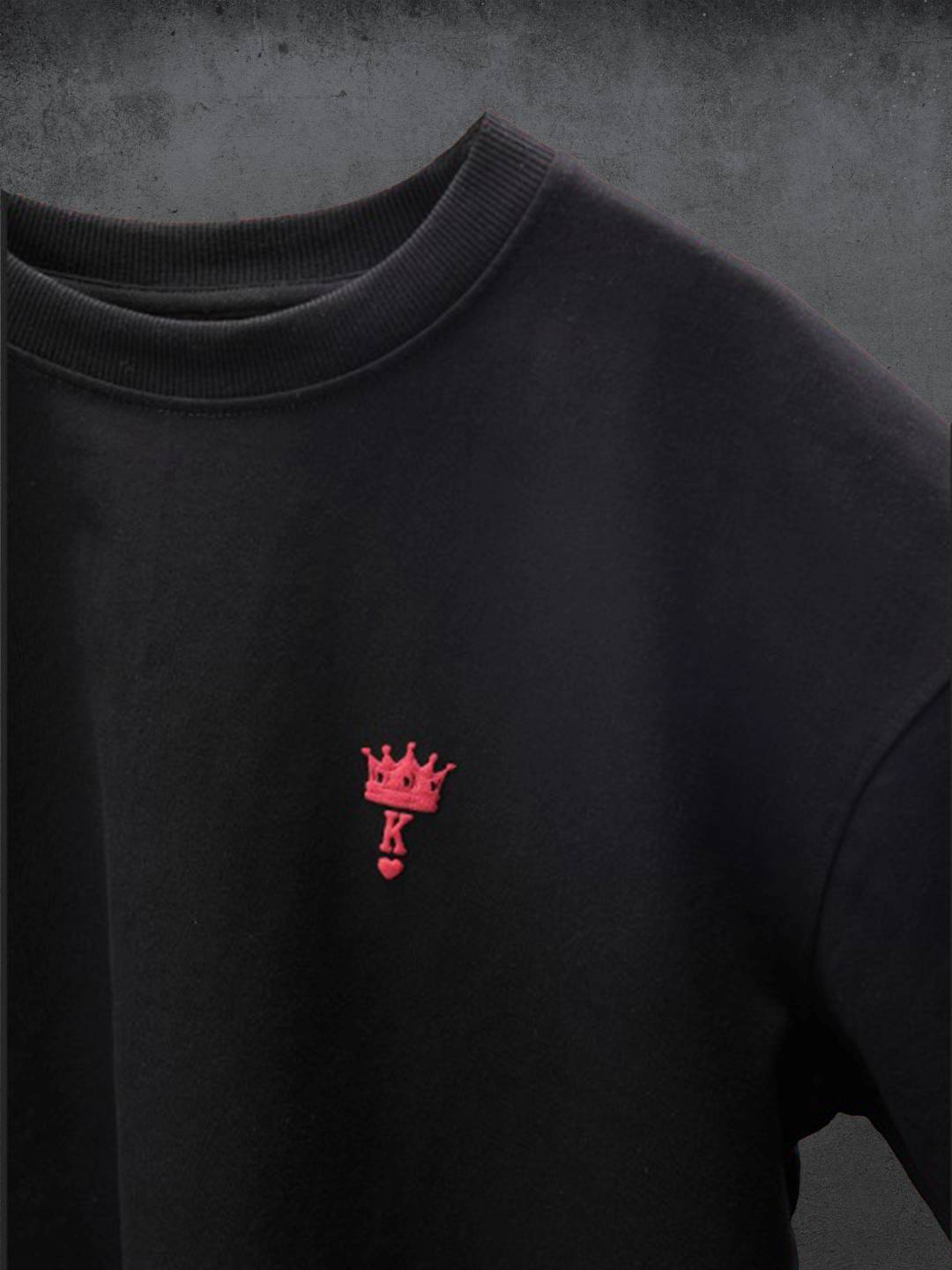 King Card Oversized Heavy French Cotton T-Shirt
