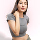 Gray Baby Tee