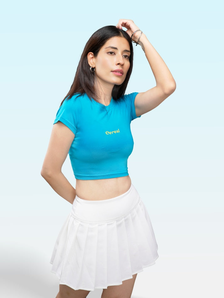 Sky Blue Baby Tee