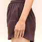 Brown Sweat Shorts For Women