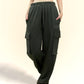 Olive Green Cargo Track Pants