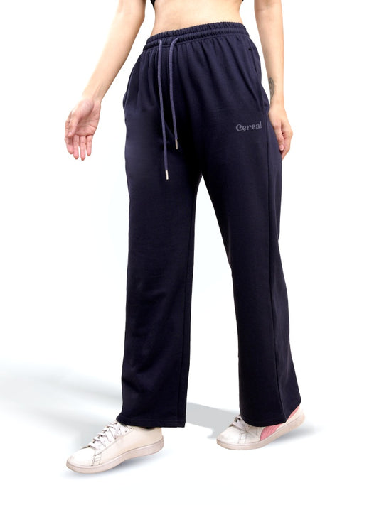Navy Blue A-Line Bomber Pants