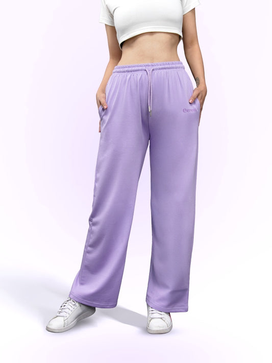 Lilac A-Line Bomber Pants