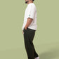 Straight Olive Green Heavy Weight Joggers