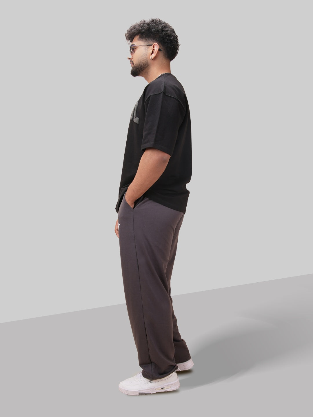 Straight Grey Heavy Weight Joggers