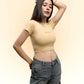 Bare Beige Baby Tee