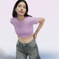 Lilac 100% Cotton Crop Top