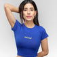 Royal Blue Jam Baby Tee
