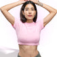 Baby Pink 100% Cotton Crop Top