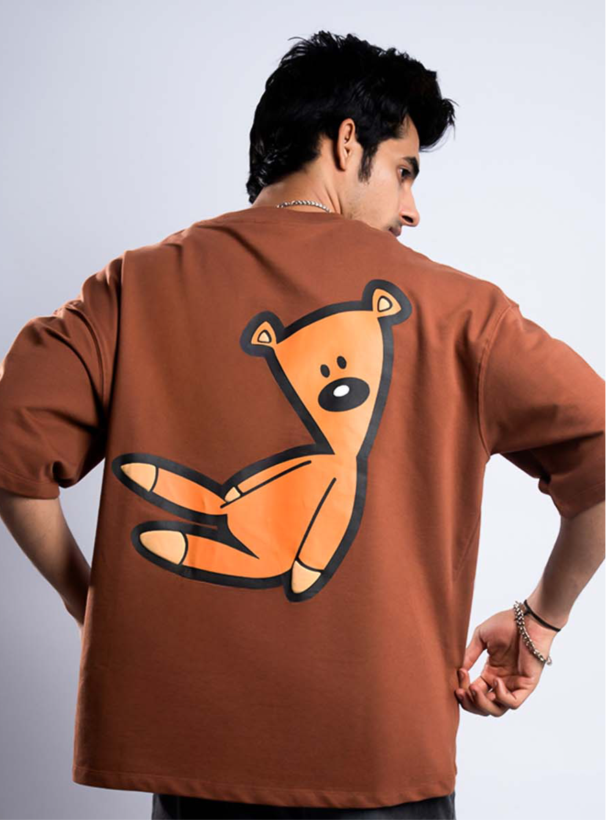 Bean Teddy Oversized Heavy French Cotton T-Shirt
