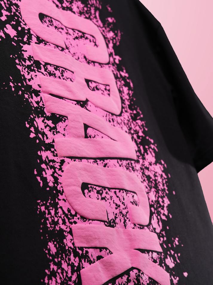 Crack Energy Oversized Heavy French Cotton T-Shirt