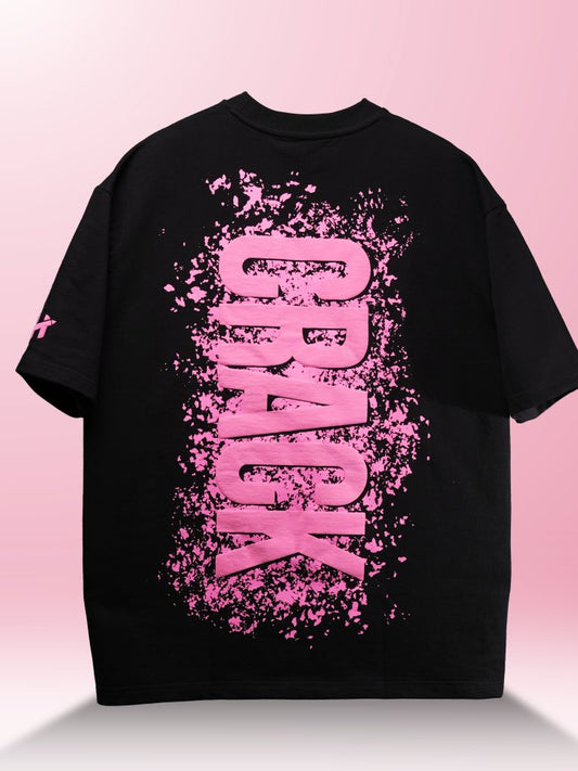Crack Energy Oversized Heavy French Cotton T-Shirt