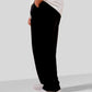Straight Black Heavy Weight Joggers