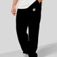 Straight Black Heavy Weight Joggers