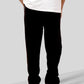 Straight Black Heavy Weight Joggers