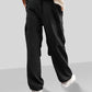 VIRAL Black Parachute Pants Loose Fit