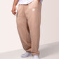 Straight Beige Heavy Weight Joggers
