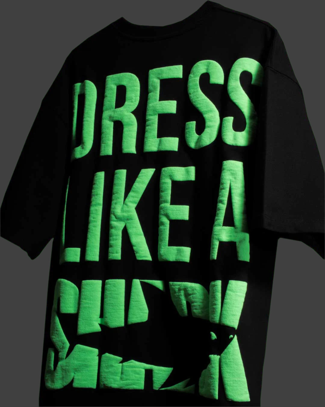 Dress Like A Shark Oversized Heavy French Cotton T-Shirt
