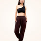 Brown A-Line Bomber Pants