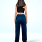 Navy Blue Gathered Joggers