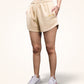 Beige Sweat Shorts For Women