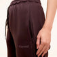 Brown A-Line Bomber Pants