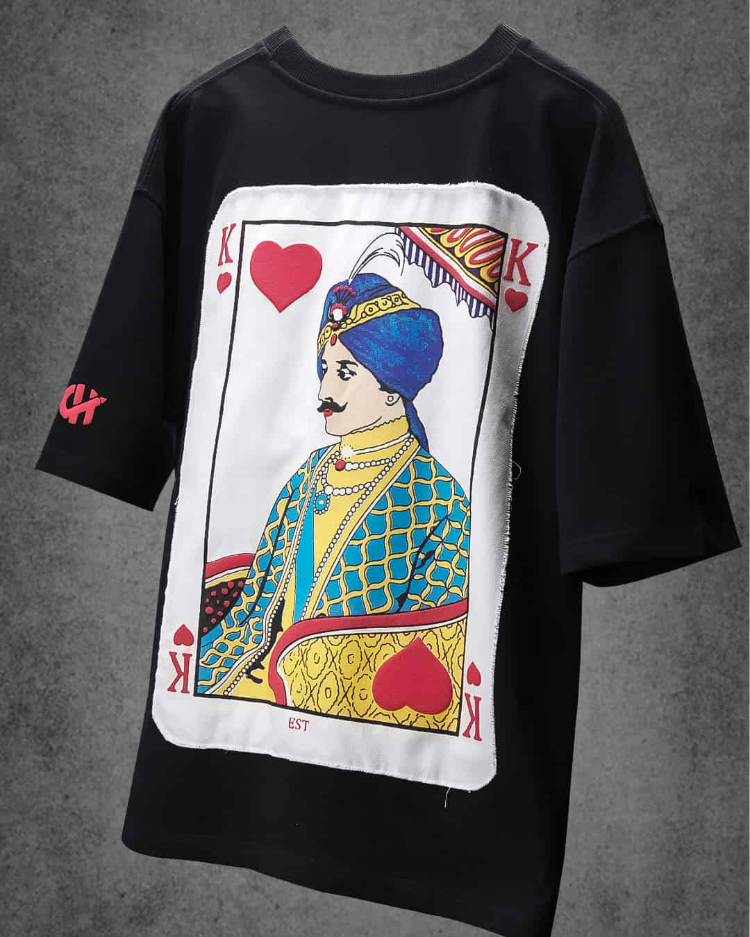King Card Oversized Heavy French Cotton T-Shirt