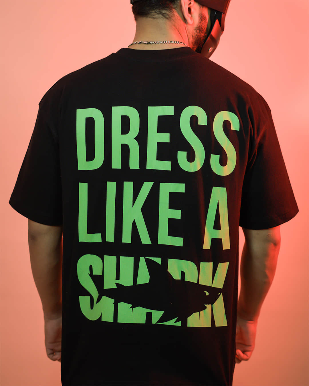 Dress Like A Shark Oversized Heavy French Cotton T-Shirt