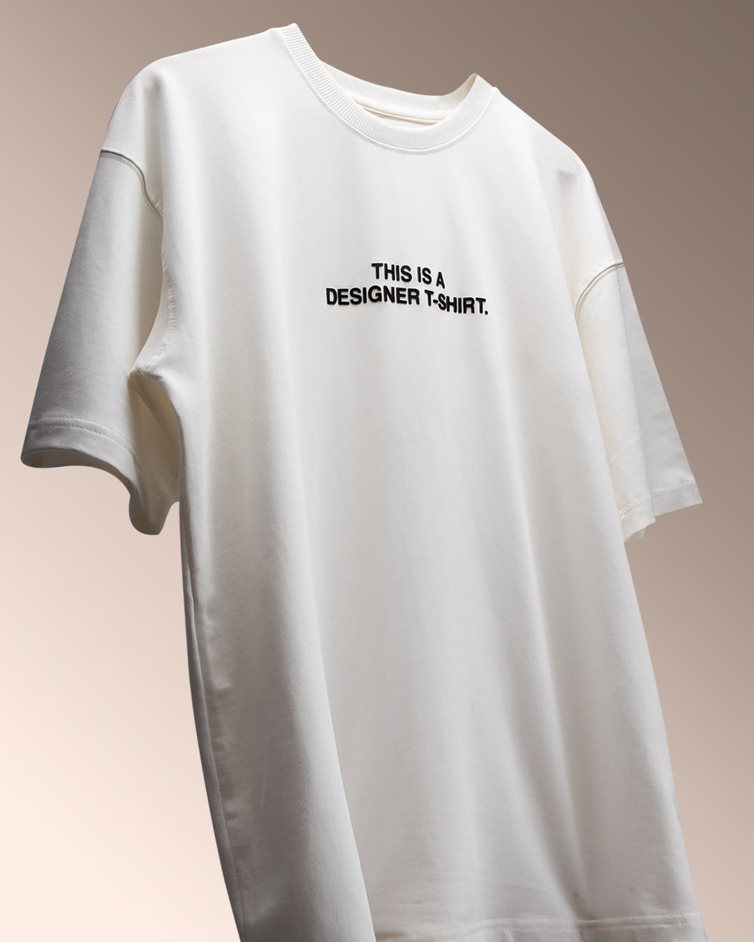 This Is A Designer T-Shirt Oversized Heavy French Cotton T-Shirt