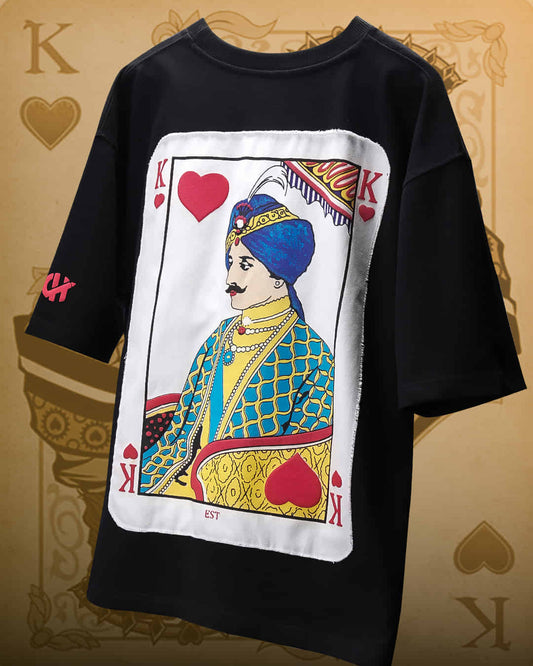 King Card Oversized Heavy French Cotton T-Shirt