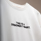 This Is A Designer T-Shirt Oversized Heavy French Cotton T-Shirt