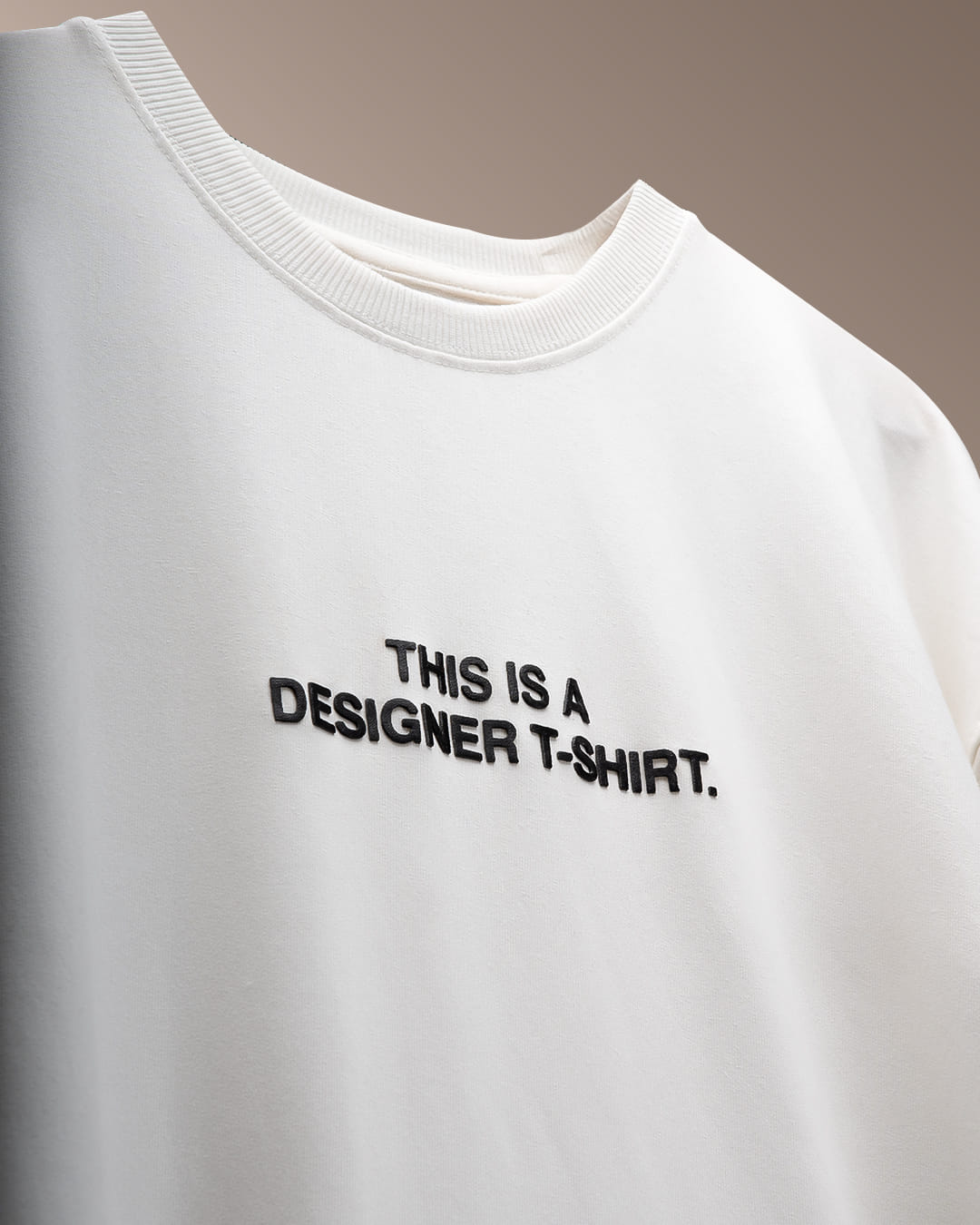 This Is A Designer T-Shirt Oversized Heavy French Cotton T-Shirt